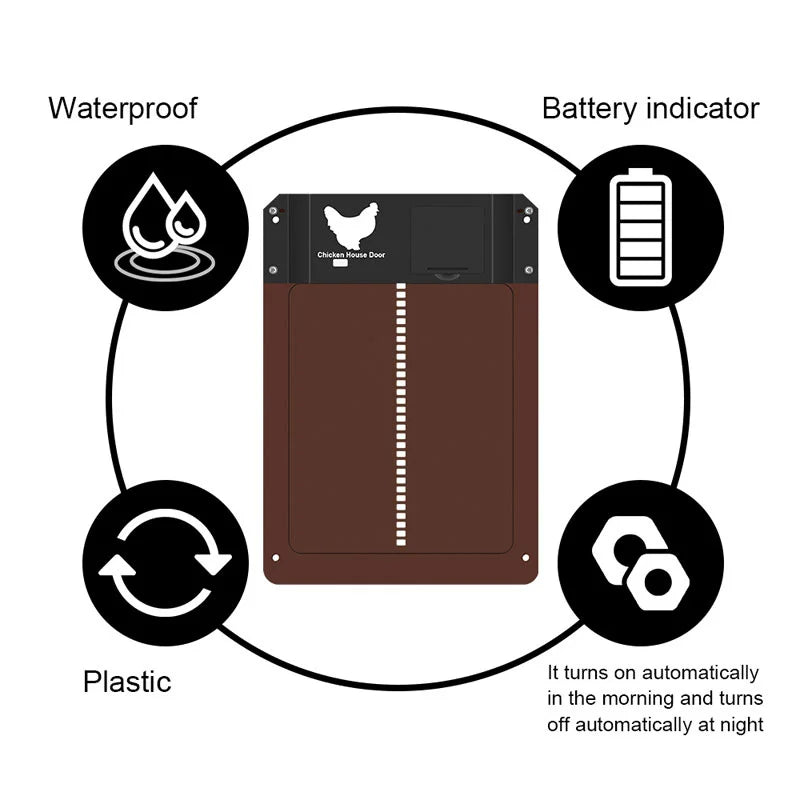 Digstick™ Smart Light-Sensor Chicken Door