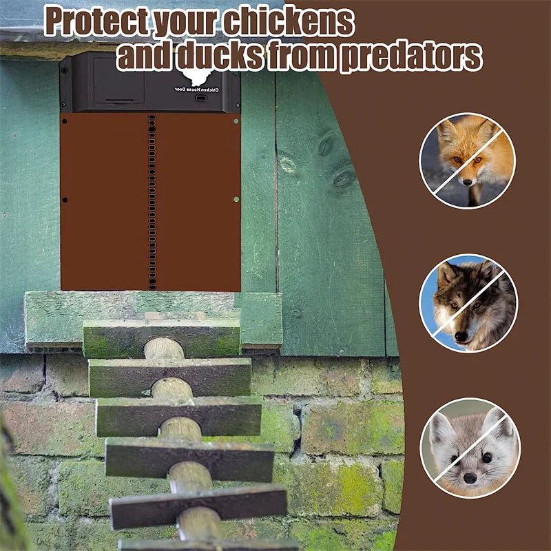 Digstick™ Smart Light-Sensor Chicken Door