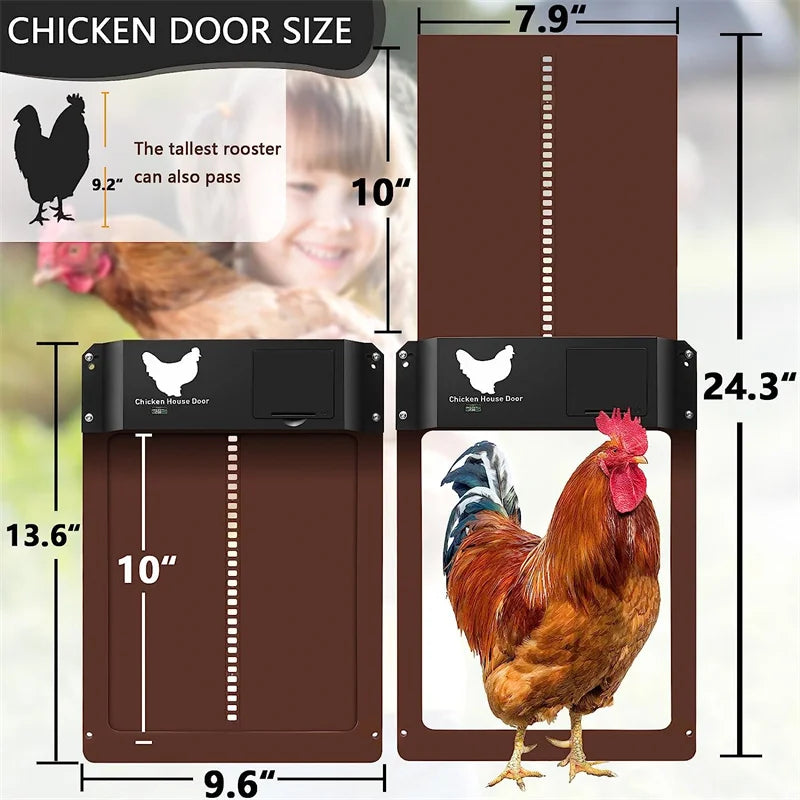 Digstick™ Smart Light-Sensor Chicken Door