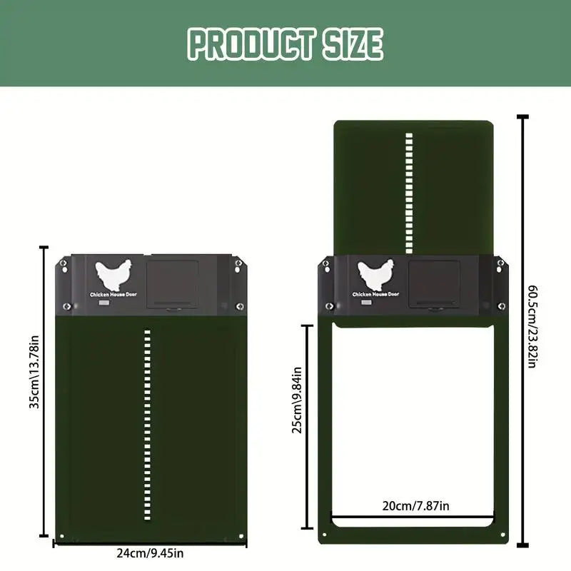 Digstick™ Smart Light-Sensor Chicken Door