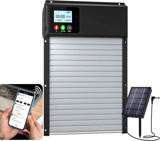 Digstick⢠WiFi Solar Automatic Chicken Coop Door