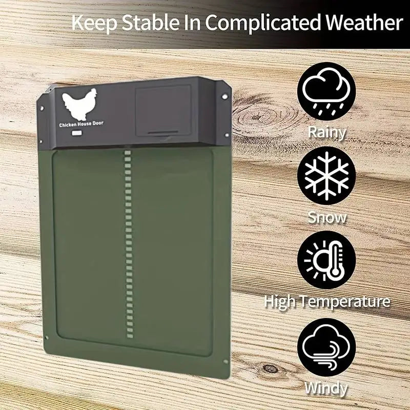 Digstick™ Smart Light-Sensor Chicken Door