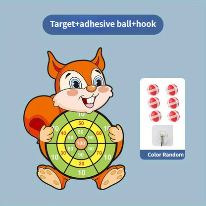 Educational Games Dart Board Kids Toy Stickey Ball Dart Indoor Sports Child Montessori Games for Children Gifts baby toys