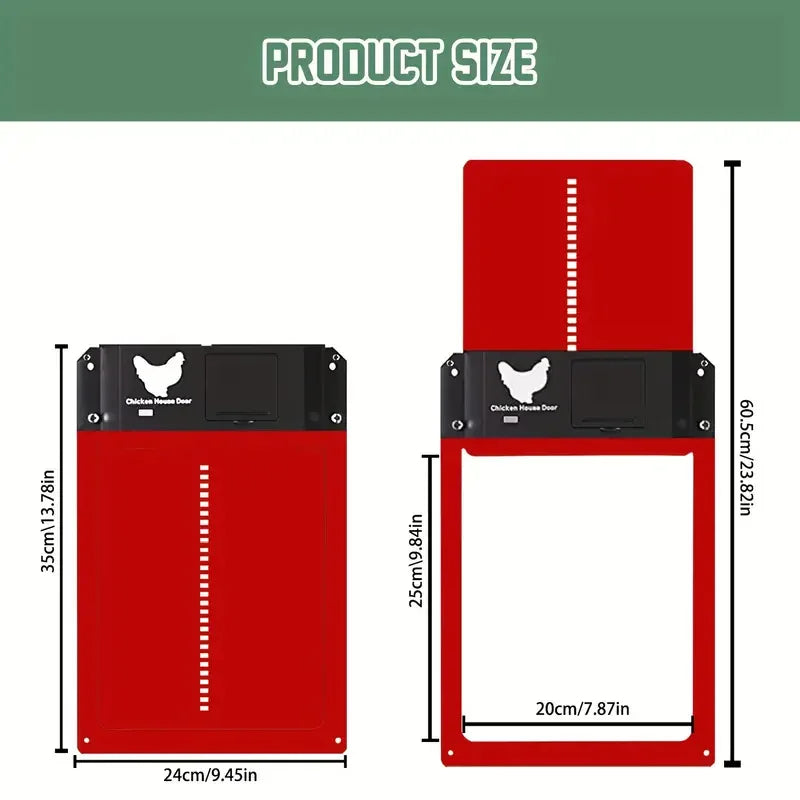 Digstick™ Smart Light-Sensor Chicken Door