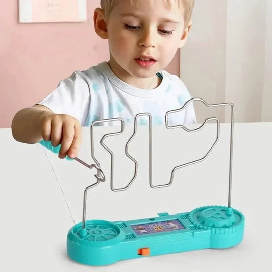 Kids Electric Shock Toy Education Electric Touch Maze Game Party Funny Game Science Experiment Toys for Children Best Gift